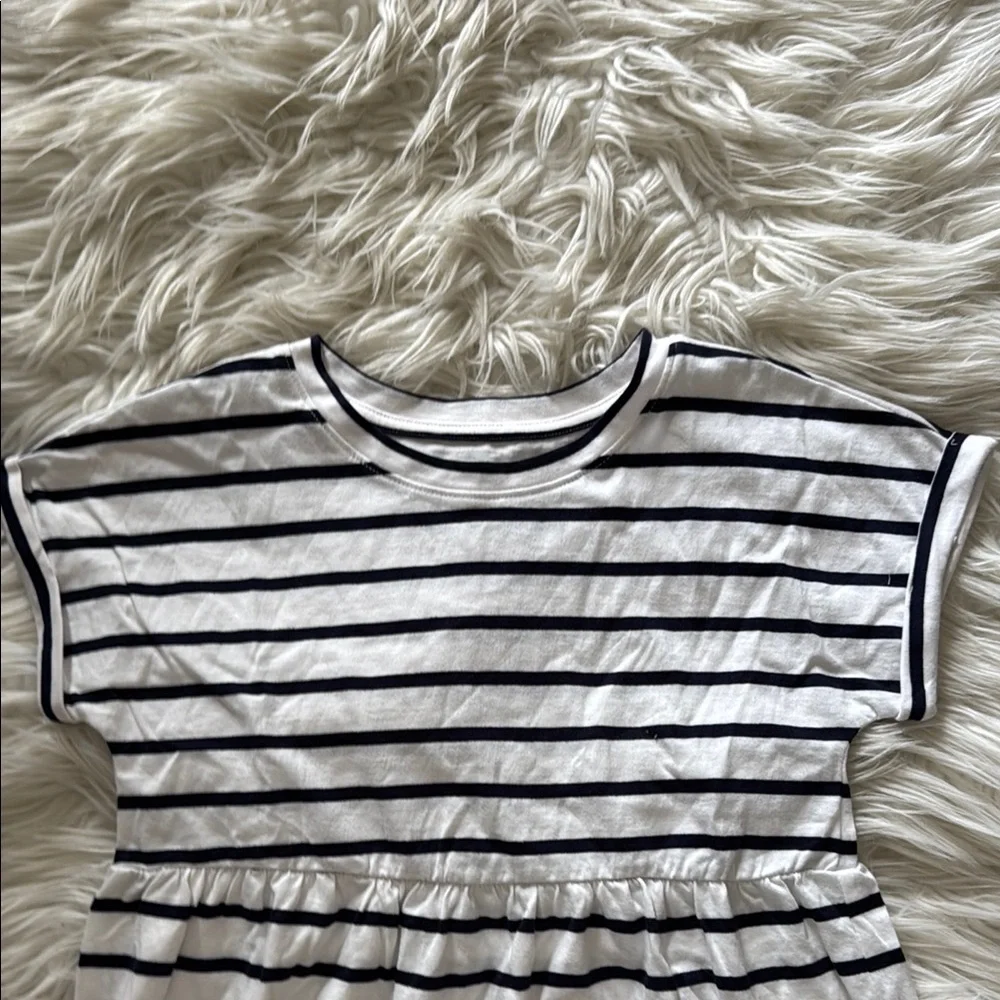 BNWT Gap Striped Kids Dress in Navy and White
